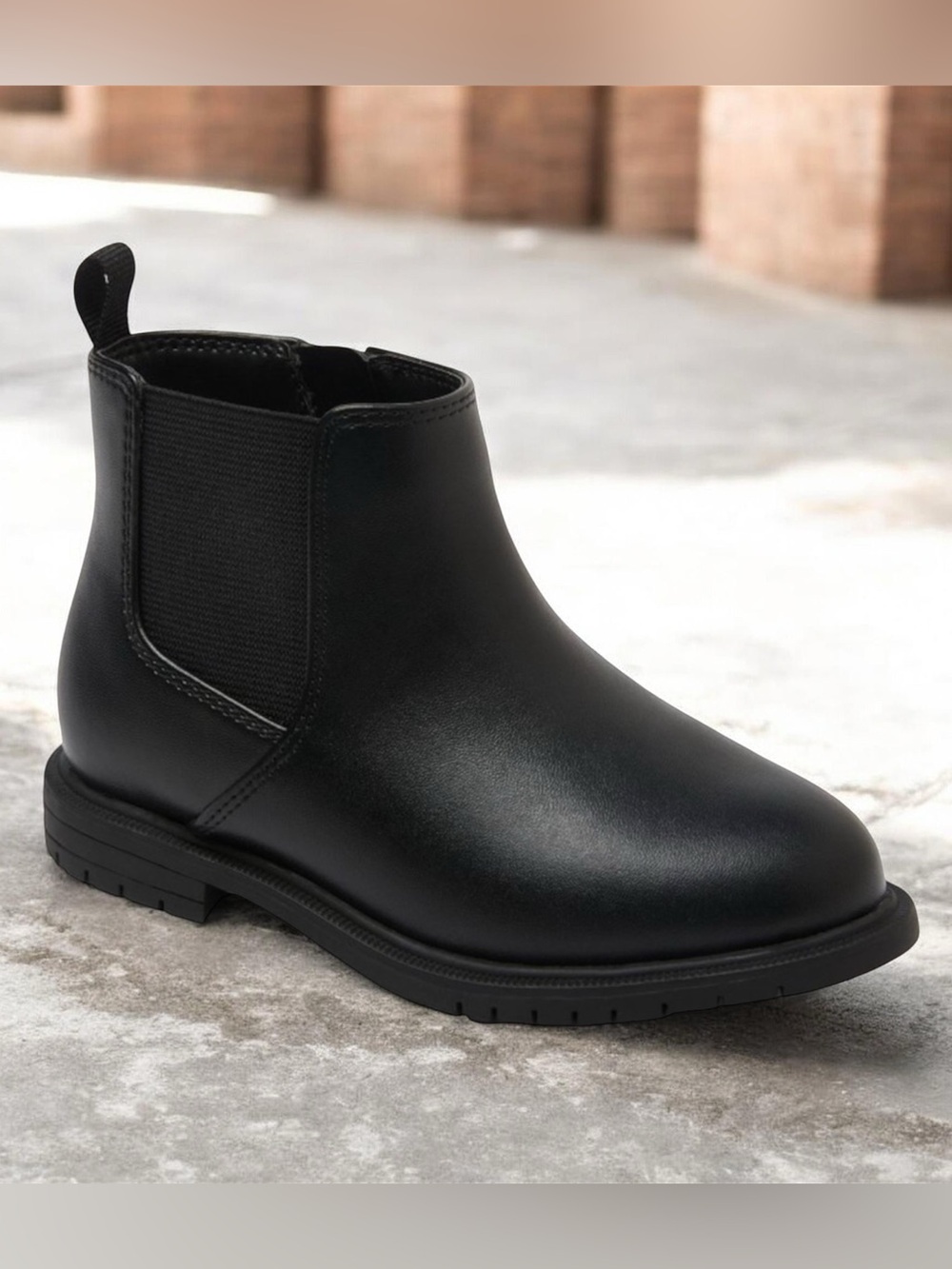 Cat & Jack Kids Black Tanner Boots